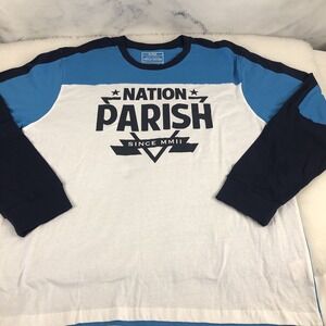 Parish Nation MULTI-COLOR Colorblock L/S T-SHIRT SZ:3XL 3X XXXL